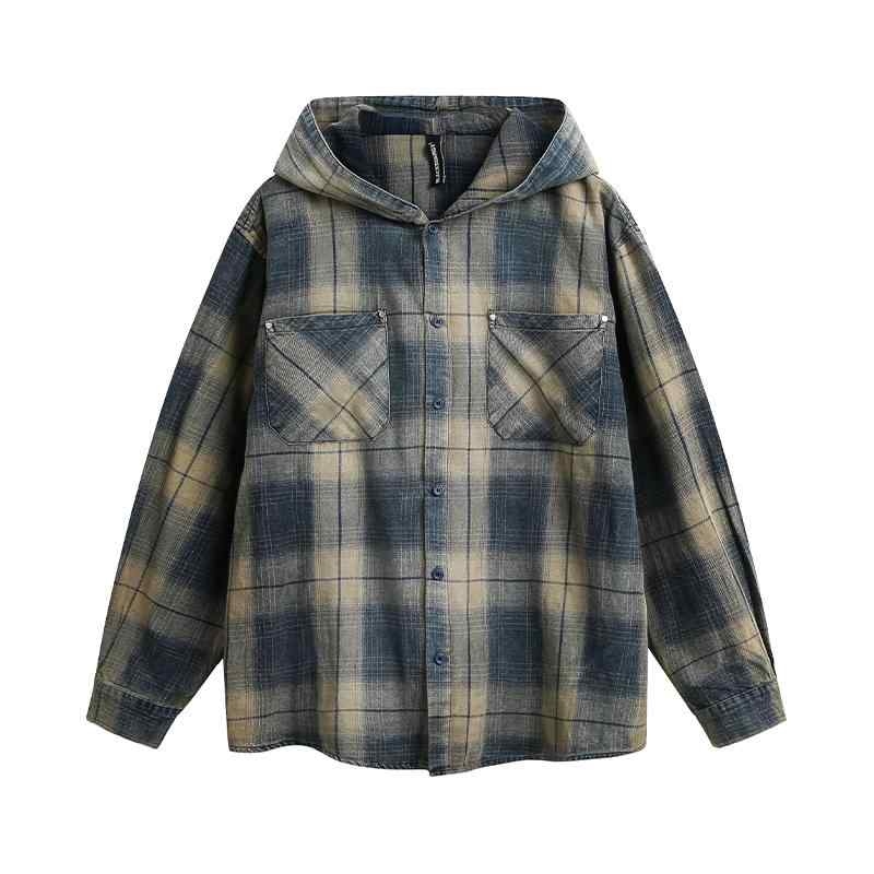 メンズ 流行り物 服 用 オシャレ 分かりやすい 成年者 かっこいい 途轍も無い大きさ 表どおり 成人男性服 アメリカン レトロ 読み合わせる柄 ボンネット付き添い人 長袖 プルオーバー 厚地の外套 グラデーション 上衣