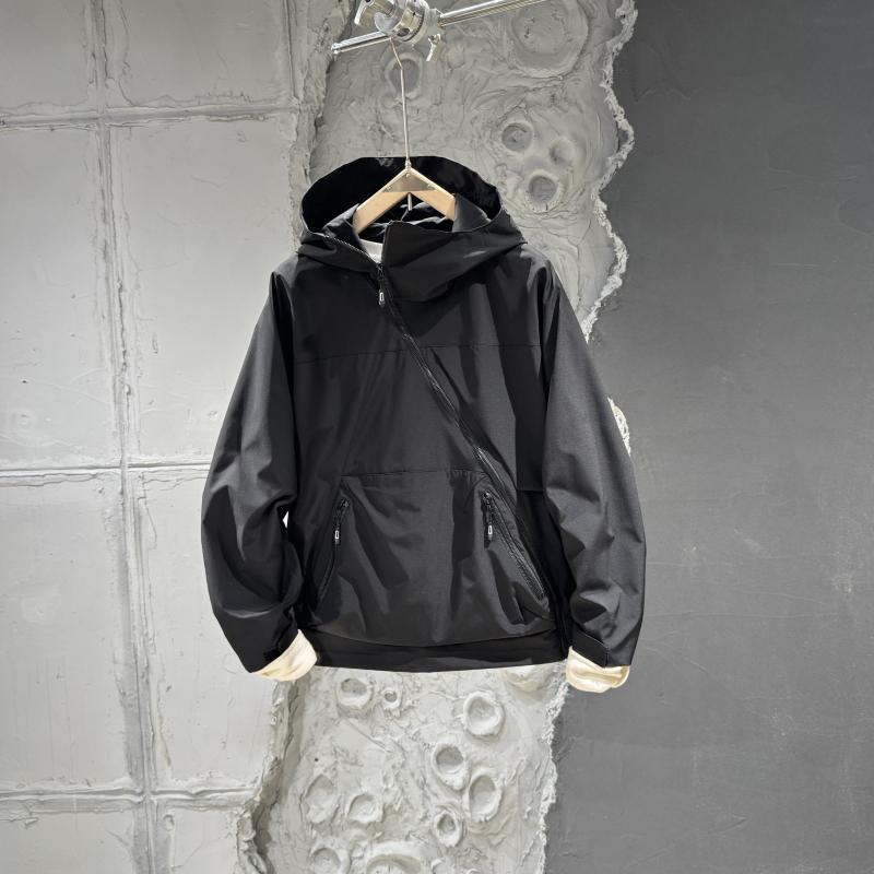 秋 冬 コーデ メンズ  服 分かりやすい 流行り物 オシャレ 成年者 かっこいい 気が大きい大きさ 表どおり 成人男性服  気が大きい衣嚢 ボンネット付き添い人 上衣 心地よい アウトドア 雨合羽