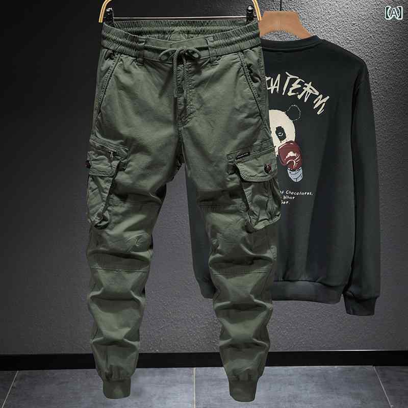 メンズ 男性用 ファッション オシャレ シンプル 大人 かっこいい ストリート ヒップホップ HipHop 春秋 大きいサイズ カジュアル パンツ アウトドア スポーツ アメリカンン 登山 綿 コットン パンツ 7,354円