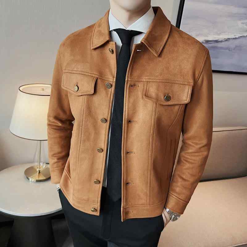 春 コーデ メンズ 服 分かりやすい 流行り物 オシャレ 成年者 かっこいい 馬鹿でかい大きさ 表どおり 成人男性服 スエードクロス 上衣 朦々たる ハイエンド トップス