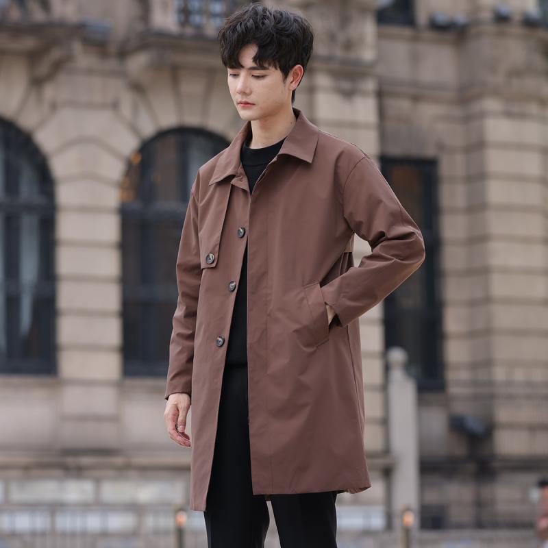 春 コーデ メンズ 服 シンプル ファッション オシャレ 大人 かっこいい 大きいサイズ ストリート 紳士服 軽 ミドル丈 アウター 春 カジュアル 快適 シンプル コート|リコット