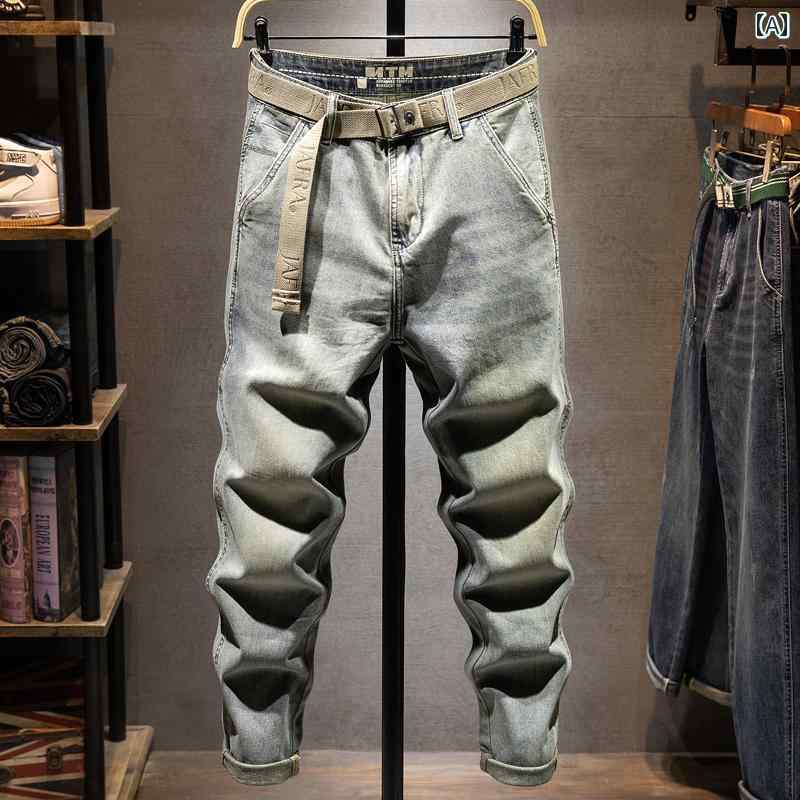メンズ 成人男性用 流行り物 オシャレ 分かりやすい 成年者 かっこいい 表どおり 御居処跳ねる HipHop 夏 レトロ デニム アメリカンンン 御機嫌 表どおり ウォッシュ 産業 不都合 産業 スラント 御徒面子 伸ばすこと 濫りがわしい 引っ切り無い ズボン下