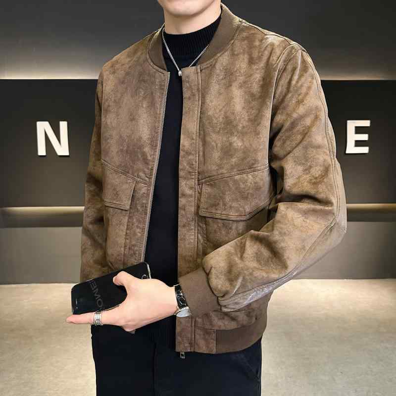 春 コーデ メンズ 服 分かりやすい 流行り物 オシャレ 成年者 かっこいい 馬鹿でかい大きさ 表どおり 成人男性服 スエードクロス 野球 色つや 上衣 ハイエンド PU 馬のり 立ちふさがる