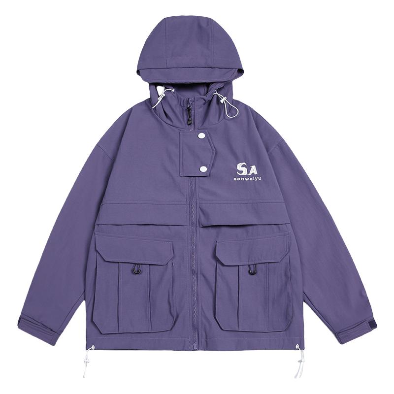 メンズ 流行り物 服 用 オシャレ 分かりやすい 成年者 かっこいい 馬鹿でかい大きさ 表どおり 成人男性服 役立つこと的 衣嚢 ボンネット付き添い人 上衣 アメリカン 細工物御召しもの アウトドア 山歩き 山登り