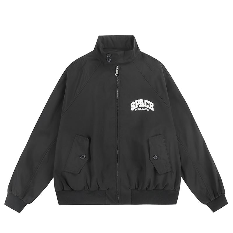 メンズ ファッション 服 用 オシャレ シンプル 大人 かっこいい 大きいサイズ ストリート 紳士服 アメリカン ストリート レター ボンバー ジャケット ブルゾン MA1 カジュアル スポーツ|リコット