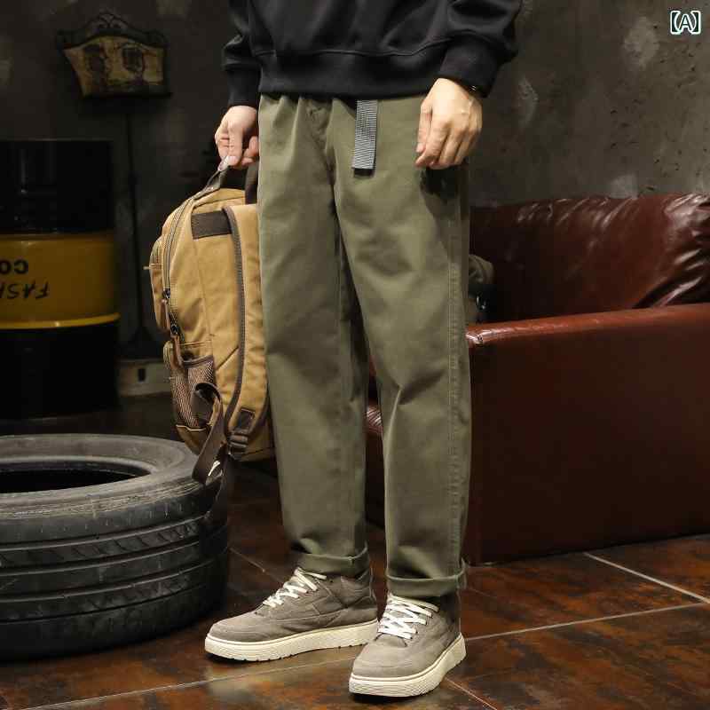 メンズ 成人男性用 流行り物 オシャレ 分かりやすい 成年者 かっこいい 表どおり 御居処跳ねる HipHop アメリカンン アーミーグリーン 引っ切り無い レッグ 濫りがわしい 年月 心地よい ズボン下