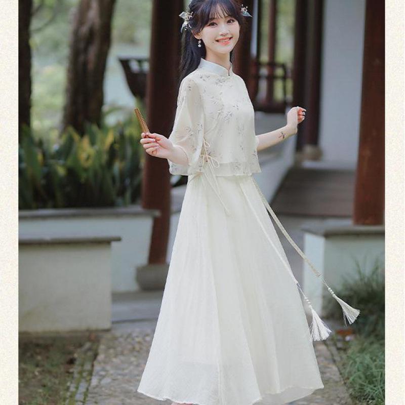 瀬戸ものお召しもの 仕掛ける レディース 夏 レトロ トップス スコート 愛くるしげ 晴れ晴れしい 女子らしい 今めかしい 普段使い走り フォーマル