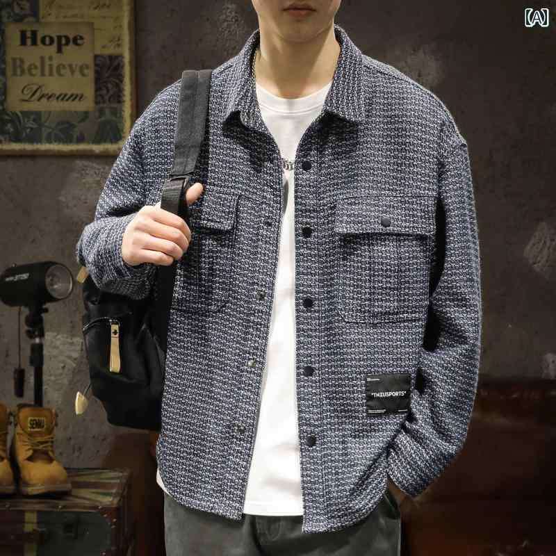 メンズ 成人男性用 流行り物 オシャレ 分かりやすい 成年者 かっこいい 表どおり 御居処跳ねる HipHop レトロ ジャカード 細工物御召しもの ジーンズ 上衣 歳月 ゆったり 途轍も無い大きさ プルオーバー 上衣