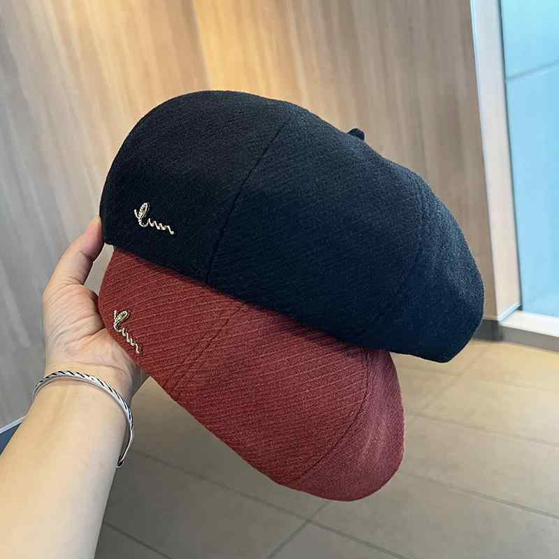 春 コーデ オシャレ 小物 アイテム レディース ウール 八角形 ベレー帽 女性用 秋冬 レトロ