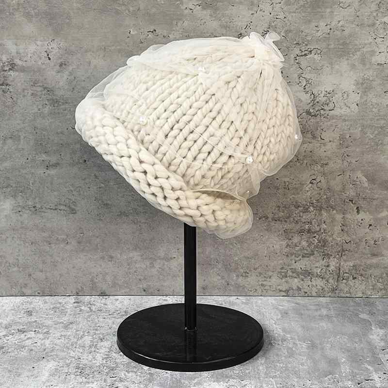 春 コーデ オシャレ 小物 アイテム レディース ニット帽 キャップ メッシュ パール ウール 耳保護 ヘッド バンド