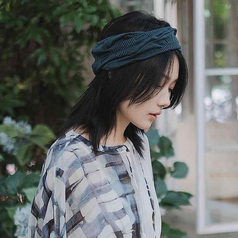 春 コーデ オシャレ 小物 科目 レディース 綿 麻 伸縮性 伸ばすこと 伸ばすこと 立体 筋目 カチューシャ