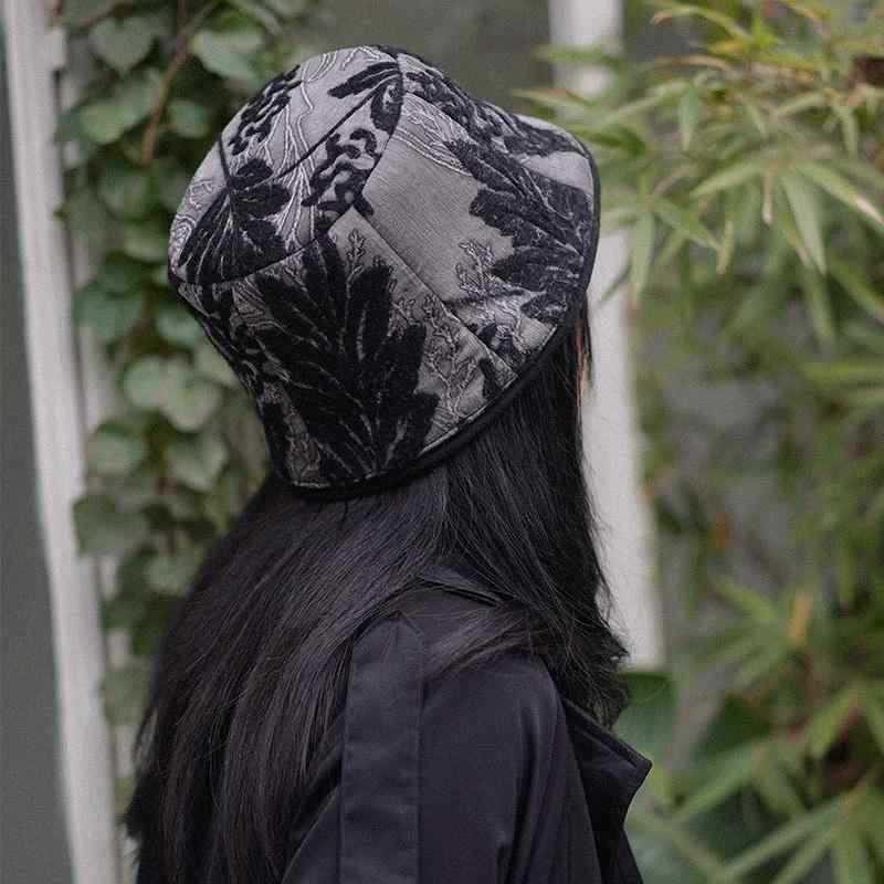 春 コーデ オシャレ 小物 アイテム レディース つば有り　帽子　キャップ　ウール　フィッシャーマンハット　バケットハット　ランプシェード
