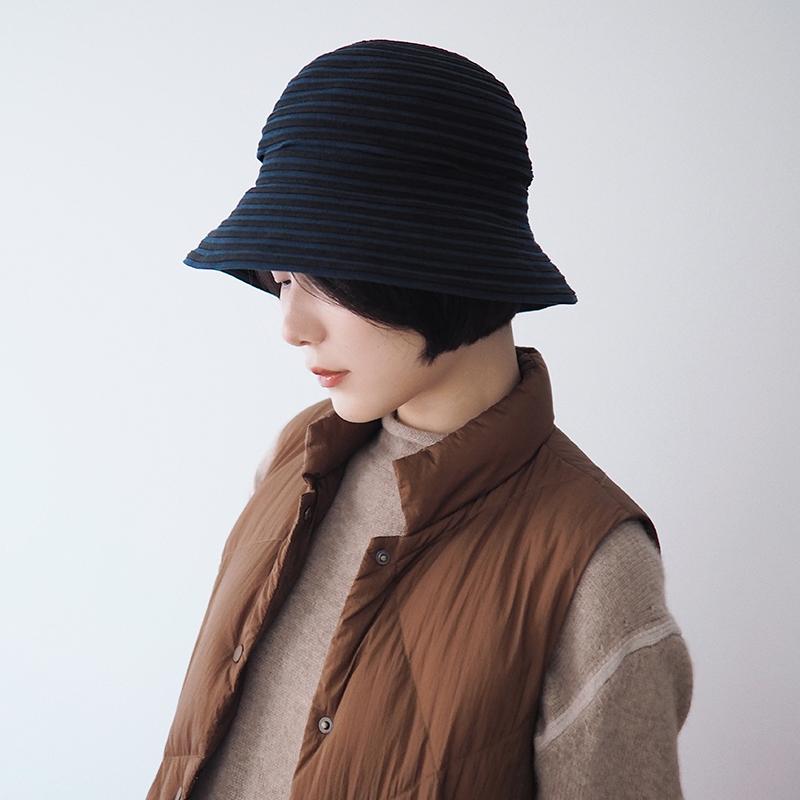 春 コーデ オシャレ 小物 個条 レディース スエードクロス 縞模様 唾液広 学生寄宿舎 フィッシャーマンハット 井戸釣瓶かぶり笠