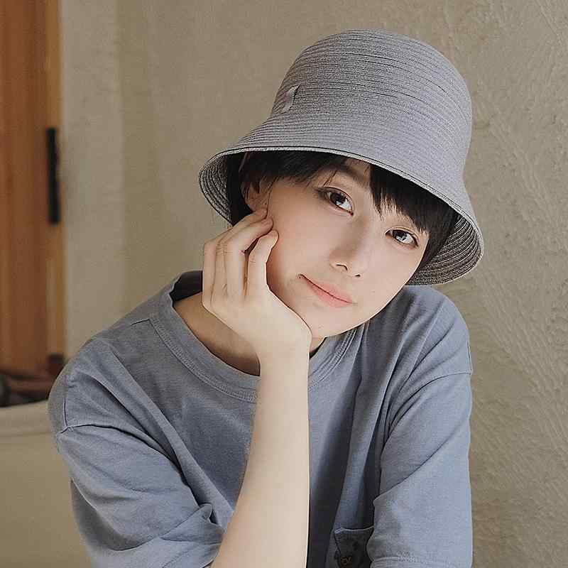 春 コーデ オシャレ 小物 個条 レディース 夏 男女兼用 麦わら帽子 フィッシャーマンハット 井戸釣瓶かぶり笠
