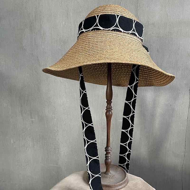 春 コーデ オシャレ 小物 個条 レディース 唾液有り かぶり笠 旗がしら 麦わら帽子 サンハット 倶楽部 シュロの葉