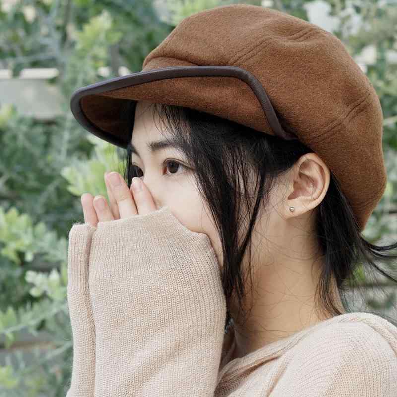 春 コーデ オシャレ 小物 科目 レディース なめし革 外辺部 ツィード 旗がしら 成人女性用 秋