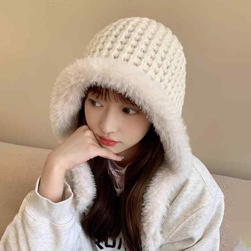 春 コーデ オシャレ 小物 アイテム レディース 秋　ウール　女性用　耳保護　ニット帽　キャップ