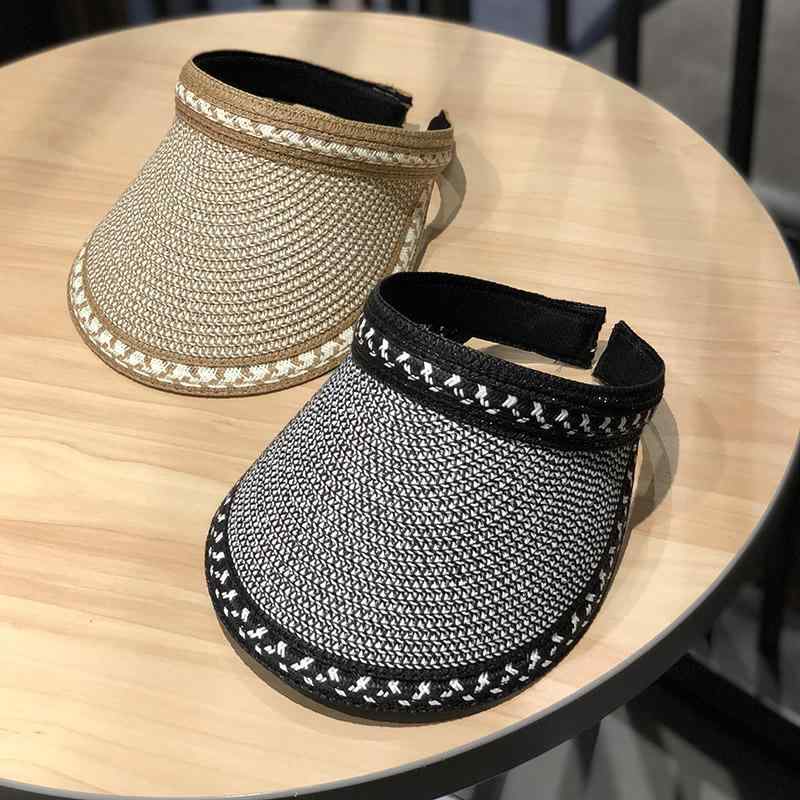 春 コーデ オシャレ 小物 アイテム レディース 夏　サンシェード　ハット　女性用　アウトドア　ヘッド　バンド