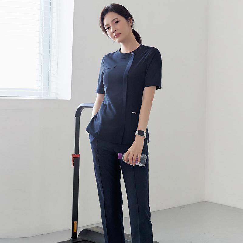 レディース ファッション 業務 ユニフォーム 制服 コスプレ衣装 韓国スタイル 看護師 衣装 制服 服 半袖 夏 医療関係 衣装 歯科 医療関係 衣装 スプリット スーツ