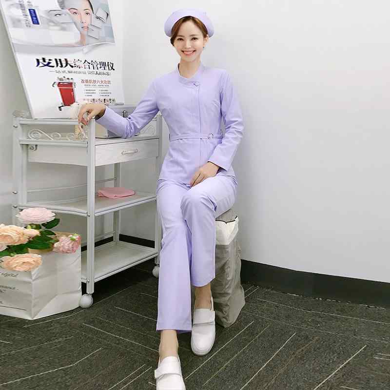 レディース ファッション 業務 ユニフォーム 制服 コスプレ衣装 整形 外科 病院 歯科 医院 ナース 制服 長袖 ペット ホーム 老人 看護