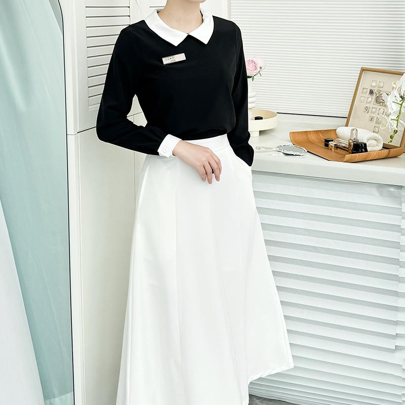 レディース ファッション 業務 ユニフォーム 制服 コスプレ衣装 美容室 美容部員 マネジメント フットセラピー フロント 韓国スタイル ハイエンド スーツ
