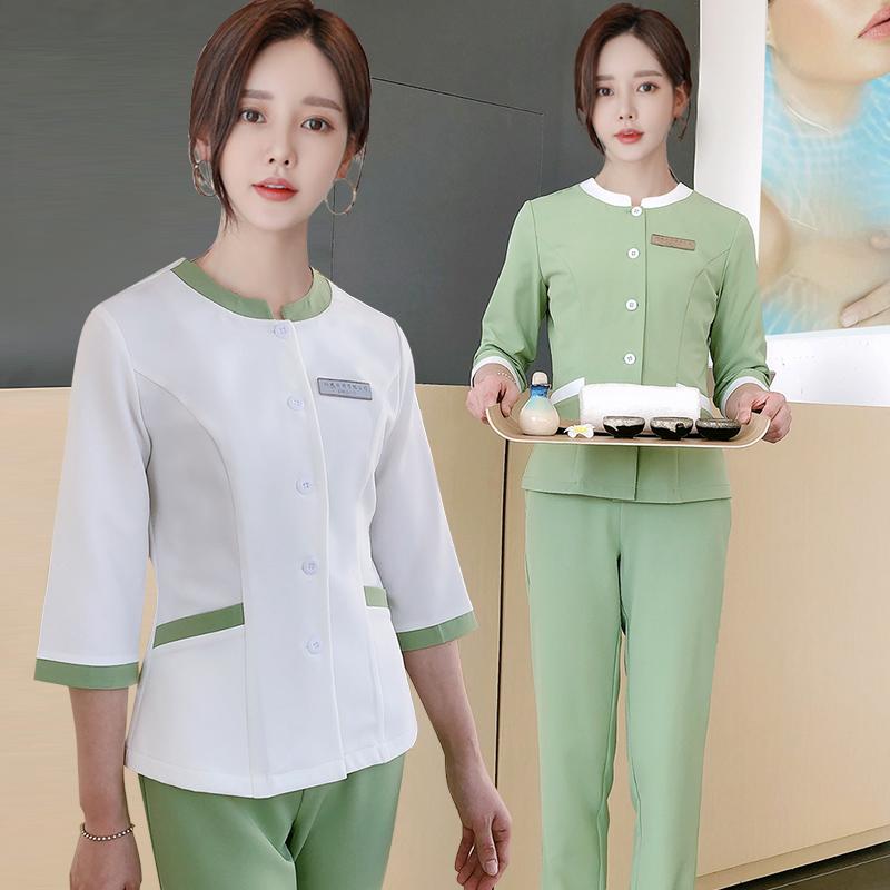 レディース ファッション 業務 ユニフォーム 制服 コスプレ衣装 夏子 看護 韓国スタイル 整形 外科 病院 歯科 ネイル 美容部員 服