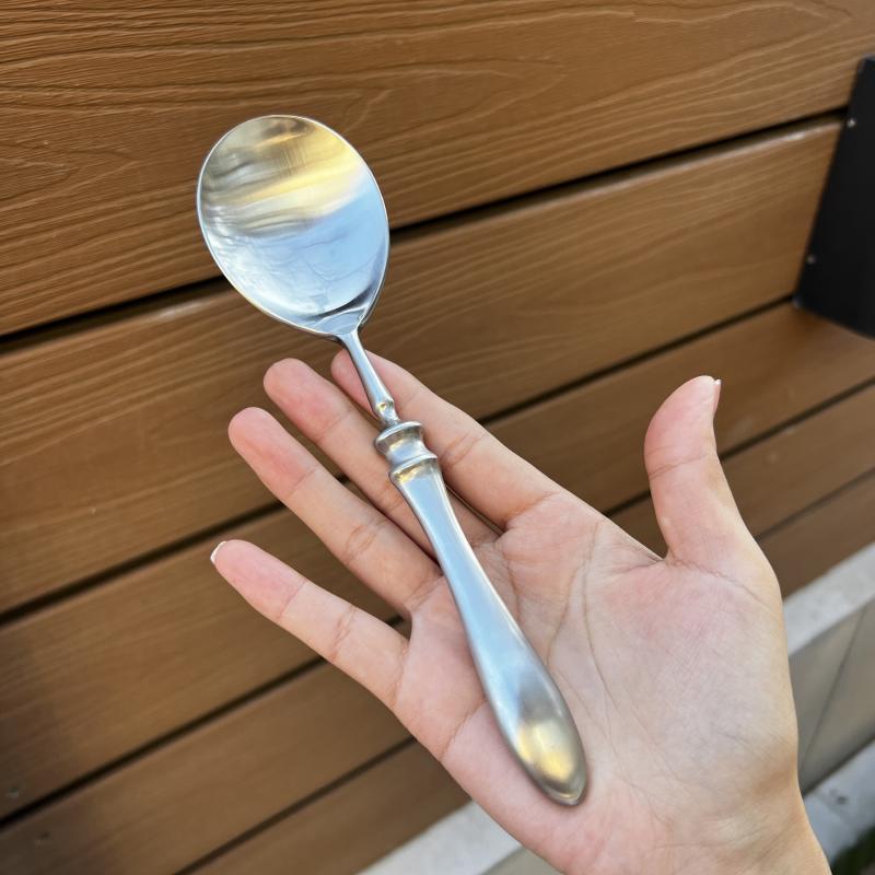 キッチン用品 カトラリー オシャレ アイテム 小物 調理器具 ステンレス メイン スプーン 家庭用 食事