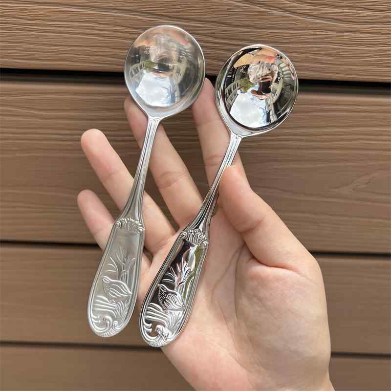 キッチン用品 カトラリー オシャレ アイテム 小物 調理器具 ステンレス スプーン 子供用 食事 スープ メイン