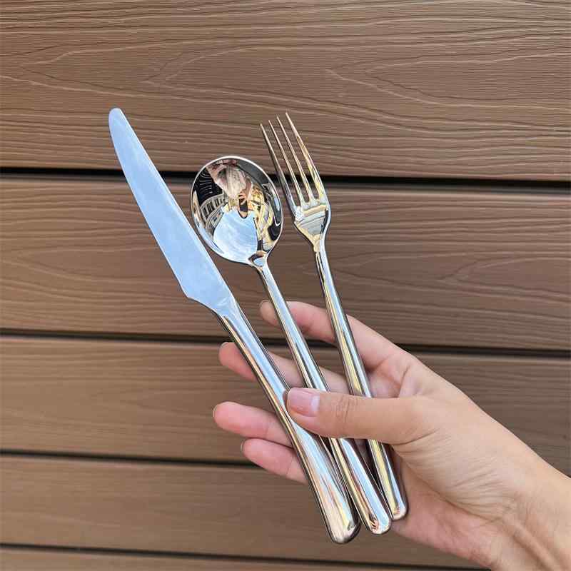 キッチン用品 カトラリー オシャレ アイテム 小物 調理器具 ステンレス ステーキ プレート セット ナイフ フォーク スプーン