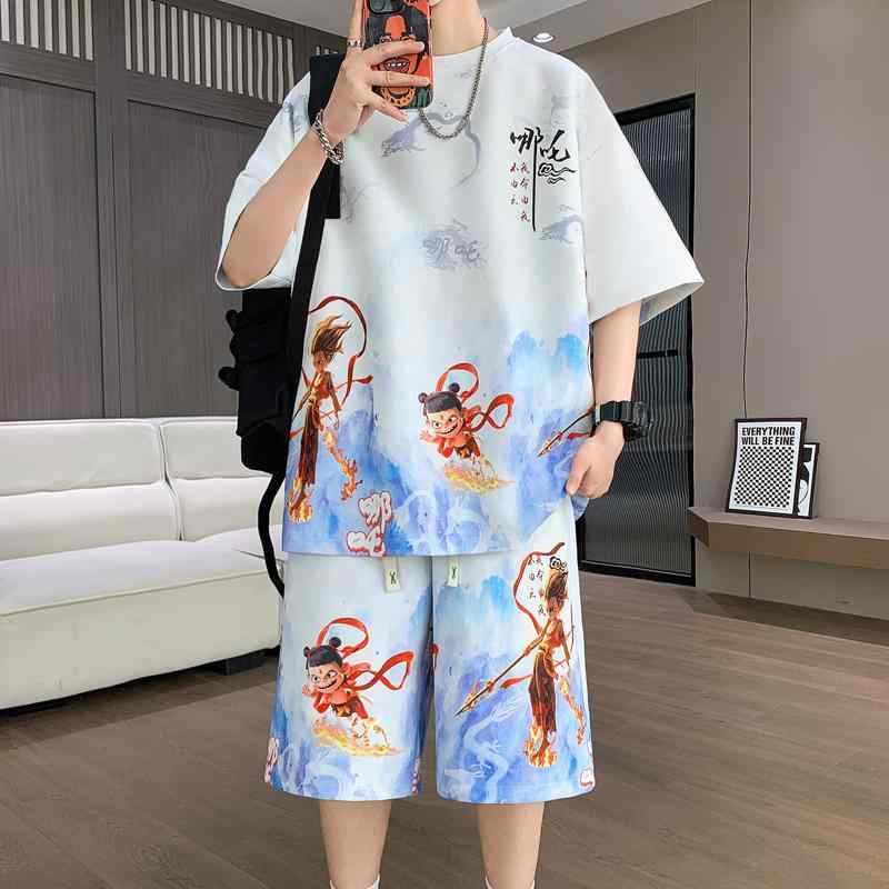 メンズ ファッション 服 男性用 オシャレ シンプル 大人 かっこいい ストリート 半袖 Tシャツ 夏 スポーツ スーツ サマー パンツ