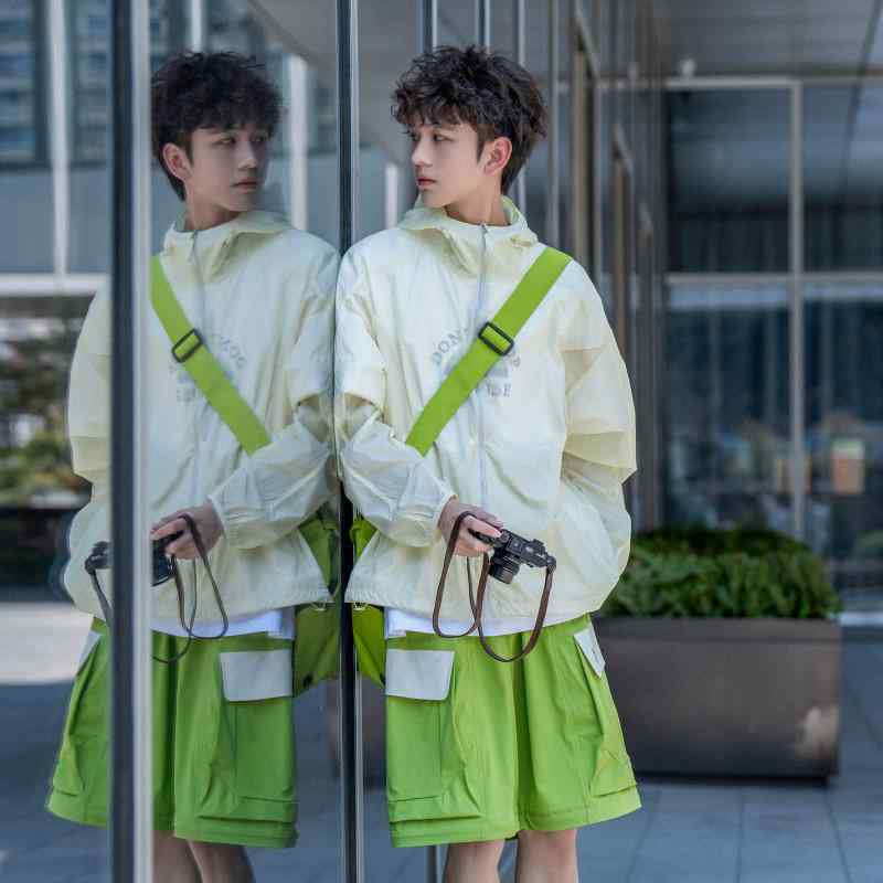 メンズ 流行り物 服 成人男性用 オシャレ 分かりやすい 成年者 かっこいい 表どおり UPF50 軽さ 日焼押しとどめる 御召しもの 紫外線打つ手 通気性 心地好い 上衣