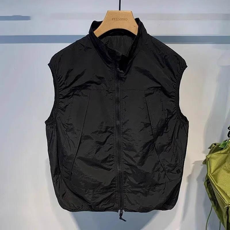 メンズ ファッション 服 男性用 オシャレ シンプル 大人 かっこいい ストリート 大きいサイズ ベスト アウターウェア 夏 ストリート ノースリーブ ウエスト コート ワークウェア アウター