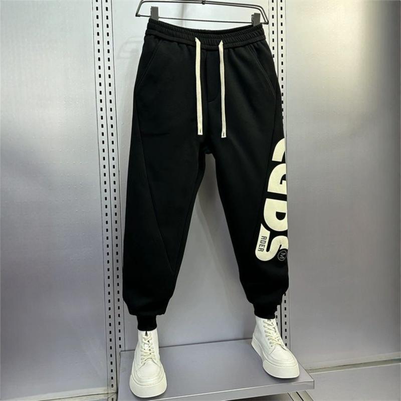 メンズ ファッション 服 男性用 オシャレ シンプル 大人 かっこいい ストリート 大きいサイズ レター プリント 花 カップル兼用 カジュアル スタイル スポーツ パンツ