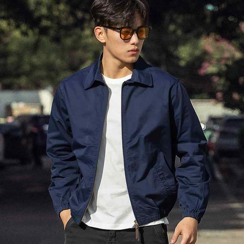 メンズ ファッション 服 男性用 オシャレ シンプル 大人 かっこいい ストリート アメリカン ジャケット 薄手 コート 通勤 コットン トップ |リコット