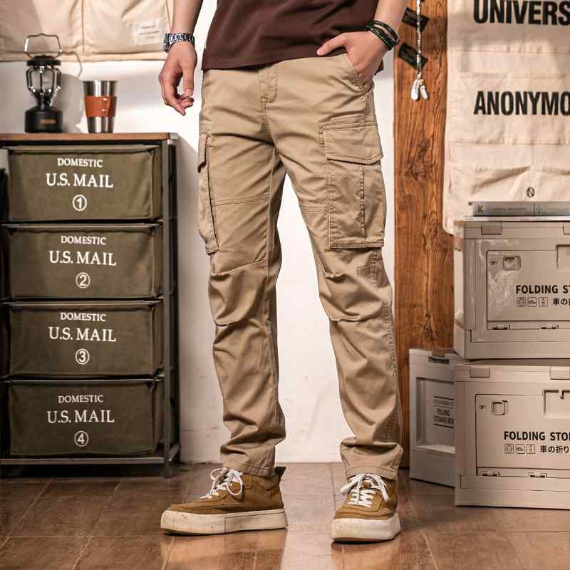 メンズ 流行り物 服 成人男性用 オシャレ 分かりやすい 成年者 かっこいい 表どおり カーキ アメリカン ズボン下 マルチ 衣嚢 引っ切り無い 心地好い 伸ばすことズボン下