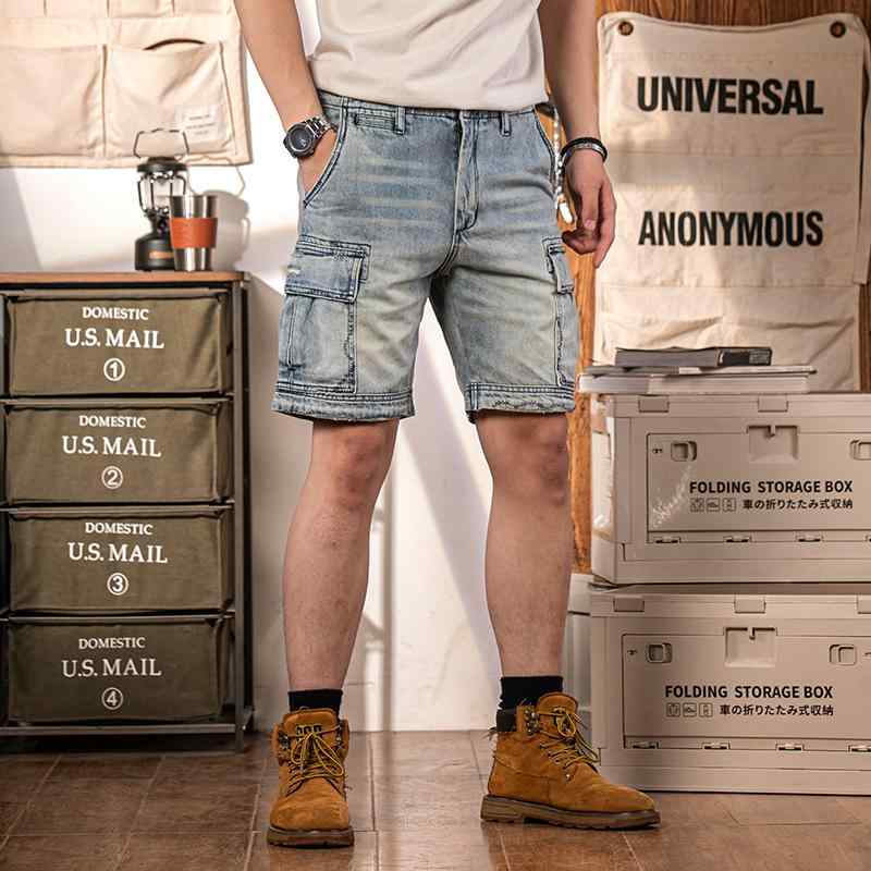メンズ 流行り物 服 成人男性用 オシャレ 分かりやすい 成年者 かっこいい 表どおり 細工物御召しもの ジーンズズボン下 カーキ ともし火 青み ウォッシュ マルチ 衣嚢
