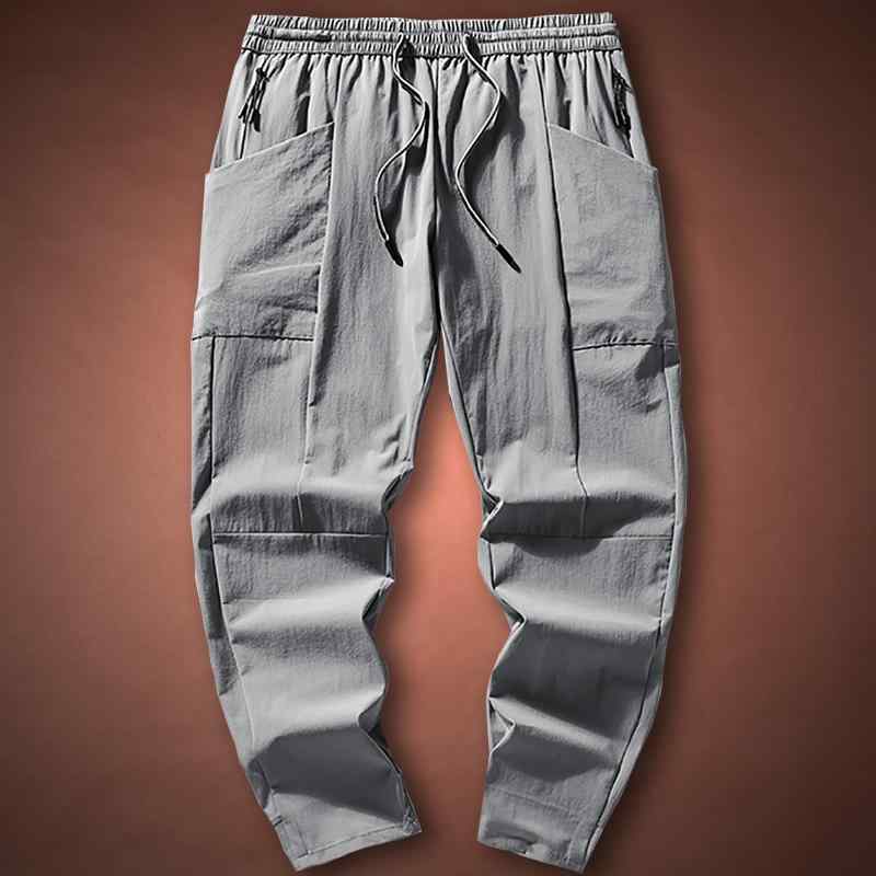 メンズ ファッション 服 男性用 オシャレ シンプル 大人 かっこいい ストリート 冷感 パンツ ストレッチ 夏 薄手 カジュアル スポーツ 速乾 大きいサイズ ゆったり ストレッチ 九分丈 5,202円
