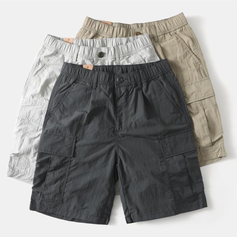 メンズ ファッション 服 男性用 オシャレ シンプル 大人 かっこいい ストリート 夏 マルチ ポケット ワークパンツ 軽量 速乾 カジュアル パンツ アウトドア スポーツ ストレート