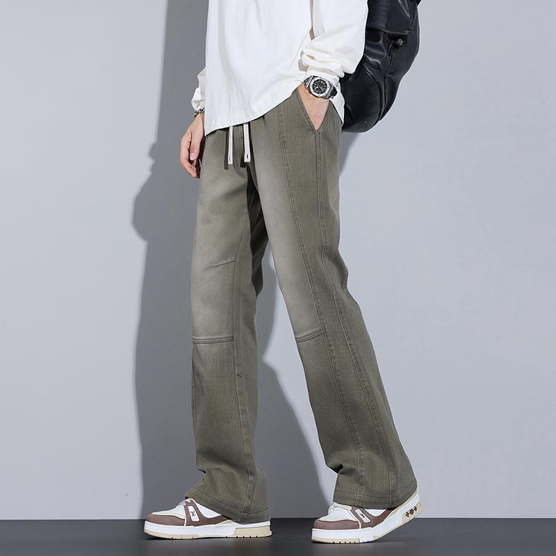 メンズ 流行り物 服 成人男性用 オシャレ 分かりやすい 成年者 かっこいい 表どおり  ハイエンド 引っ切り無い レッグ 太陽フレア デニム メンズ 成人男性用 アメリカン 表どおり ズボン下