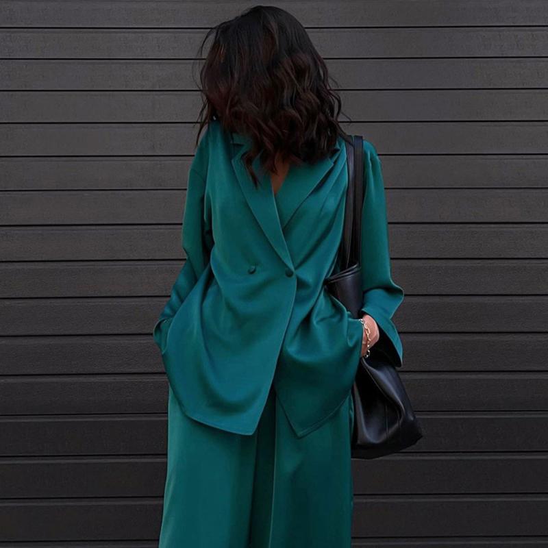レディース 流行り物 服 オシャレ カワイイ お上さん用 分かりやすい 艶っぽい 心地よい 繻子 背広 背広 服