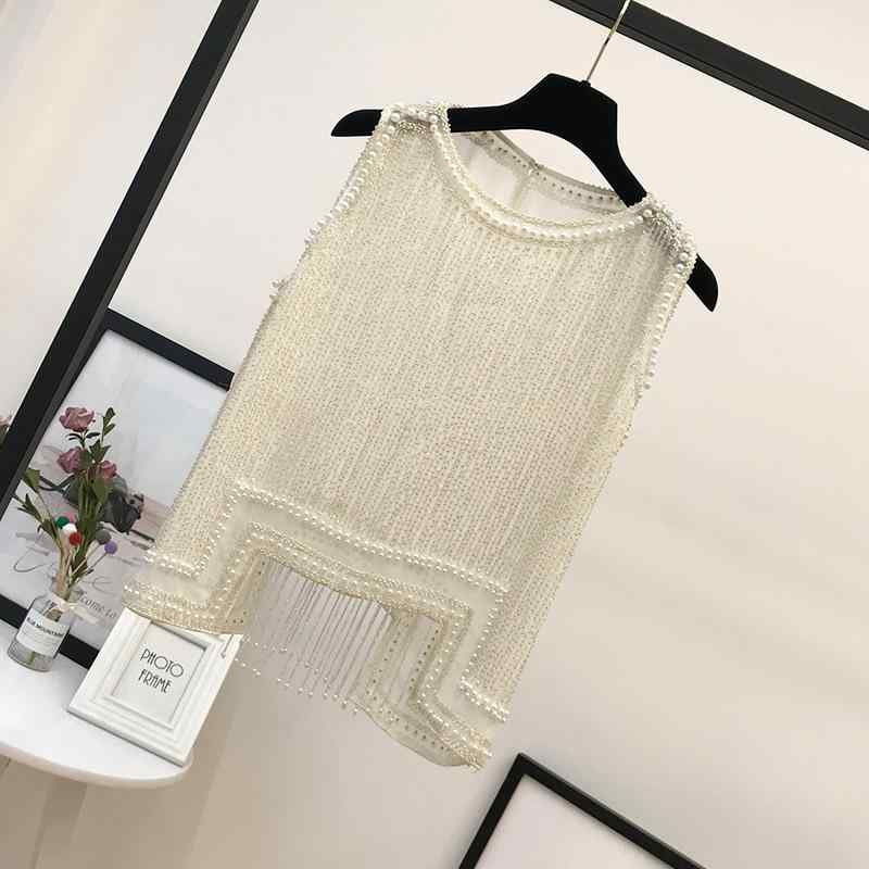 レディース 流行り物 服 オシャレ カワイイ 亭主もち用 分かりやすい 服 トップスパール ビーズ タッセルバック