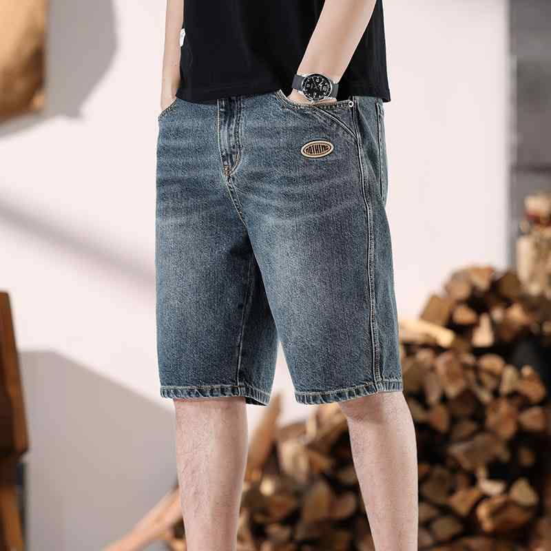 メンズ ファッション 服 男性用 オシャレ シンプル 大人 かっこいい ストリート レトロ デニム パンツ 夏 パンツ クラシック カジュアル パンツ