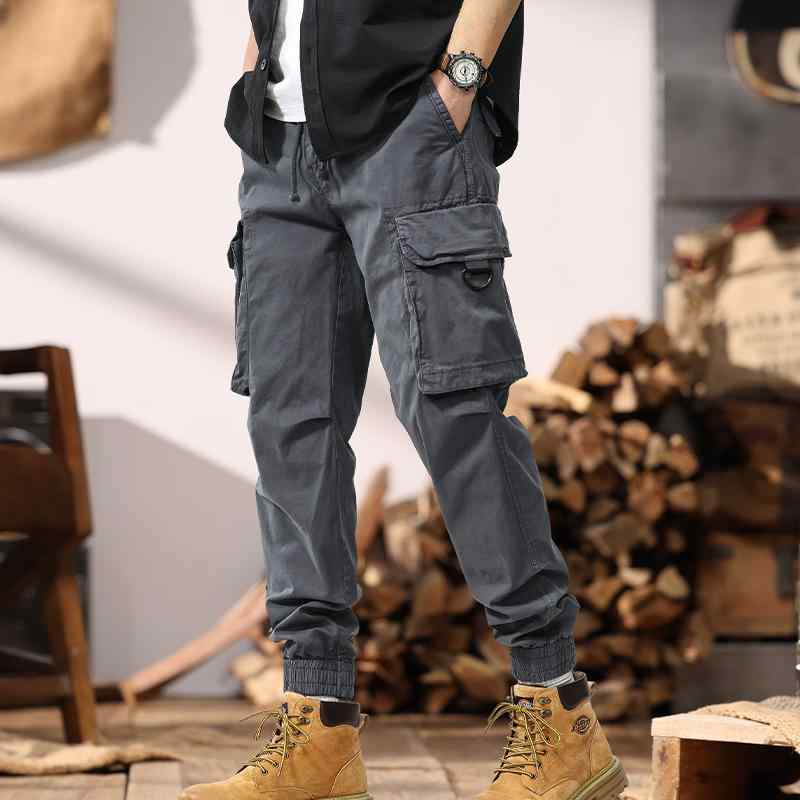メンズ ファッション 服 男性用 オシャレ シンプル 大人 かっこいい ストリート カジュアル パンツ アウトドア ハイキング パンツ 機能的 ワーク パンツ マルチポケット ズボン