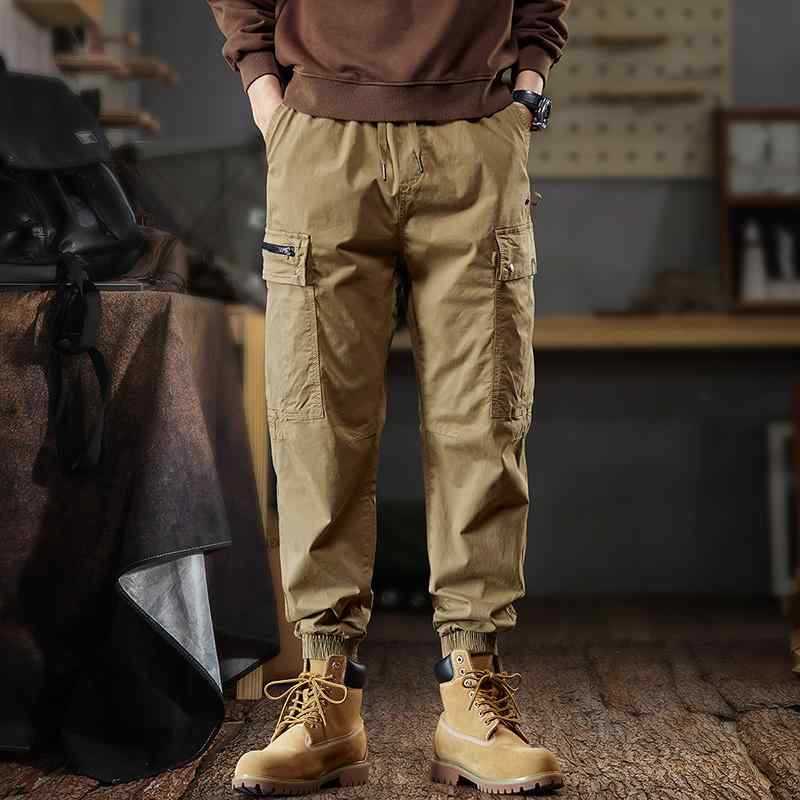 メンズ ファッション 服 男性用 オシャレ シンプル 大人 かっこいい ストリート アメリカン アウトドア 多機能 春 ストレッチ ウエスト カジュアル パンツ ｜リコット