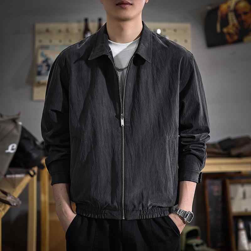 メンズ ファッション 服 男性用 オシャレ シンプル 大人 かっこいい ストリート ハイエンド リヨセル カジュアル ジャケット 春 アメリカン レトロ トップ コート