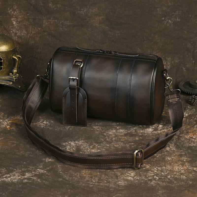 メンズ 鞄 カバン バック ファッション オシャレ アイテム 小物 トップレイヤー 牛革 レトロ メンズ メッセンジャー バッグ バッグ シンプル ショルダー バッグ 大容量 カジュアル ピロー ｜リコット
