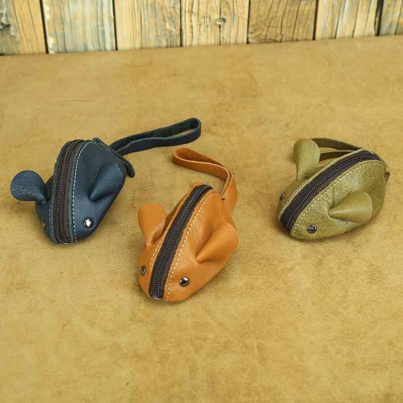 メンズ 鞄 カバン バック ファッション オシャレ アイテム 小物 レトロ 革 小銭入れ 最上層牛革 マウス バッグ ミニ 財布 メンズ 収納 ボックス キー