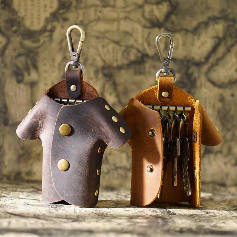 メンズ 鞄 カバン バック ファッション オシャレ アイテム 小物 レザー 服形 キー バッグ シンプル ホーム ウエスト かわいい 革 カード
