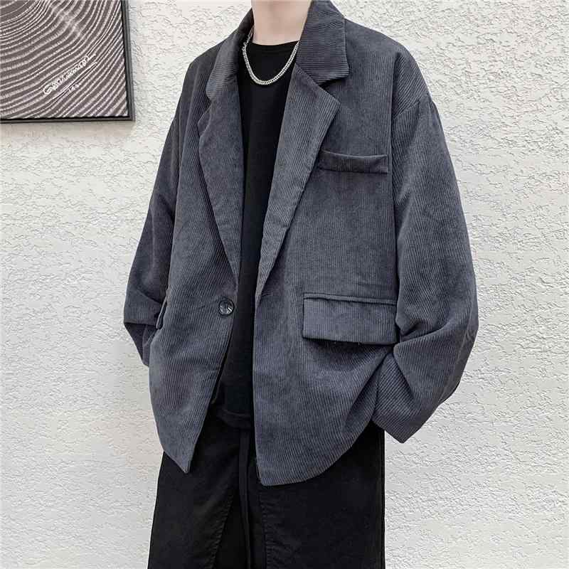 春 コーデ メンズ 用 服 分かりやすい 流行り物 オシャレ 成年者 かっこいい 馬鹿でかい大きさ 表どおり 成人男性服 レトロ ともし火 コール天 背広 上衣 心地好い 無地