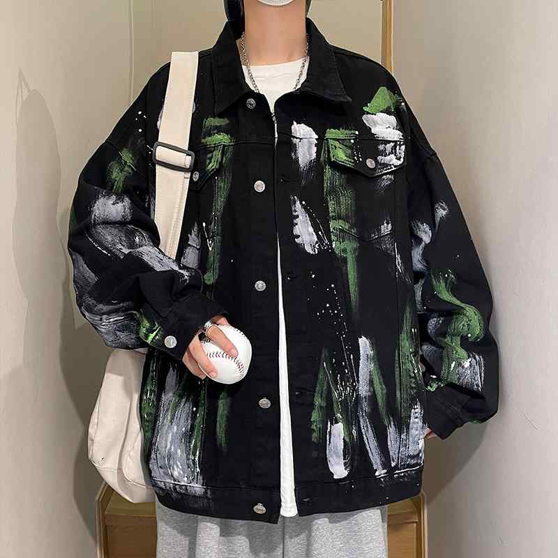 春 コーデ メンズ 用 服 シンプル ファッション オシャレ 大人 かっこいい 大きいサイズ ストリート 紳士服 アメリカン レトロ デニム ジャケット 韓国スタイル ストリート ワークウェア トップス ジャケット｜リコット 7,402円